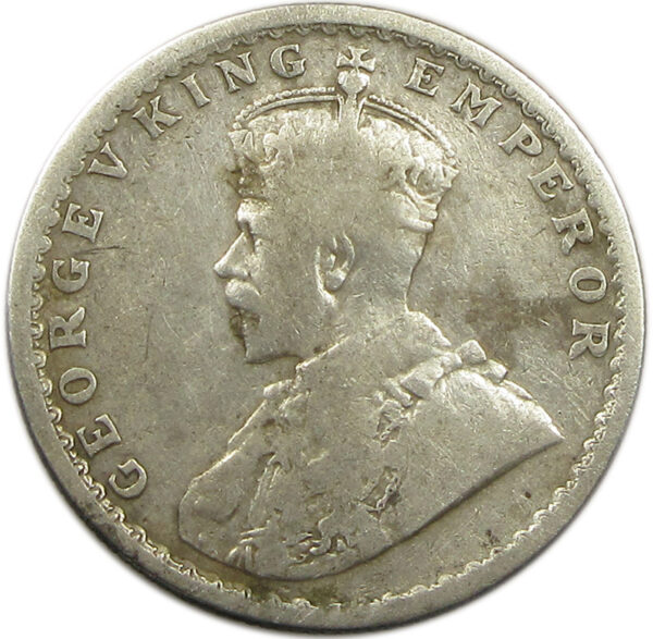 1923 Half Rupee King George V Calcutta Mint GK 1061