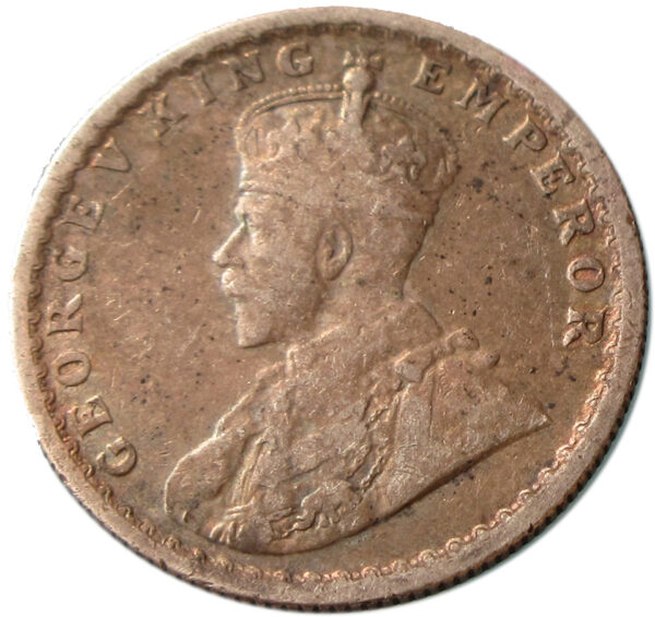 1926 Half Rupee King George V Calcutta Mint - Image 2