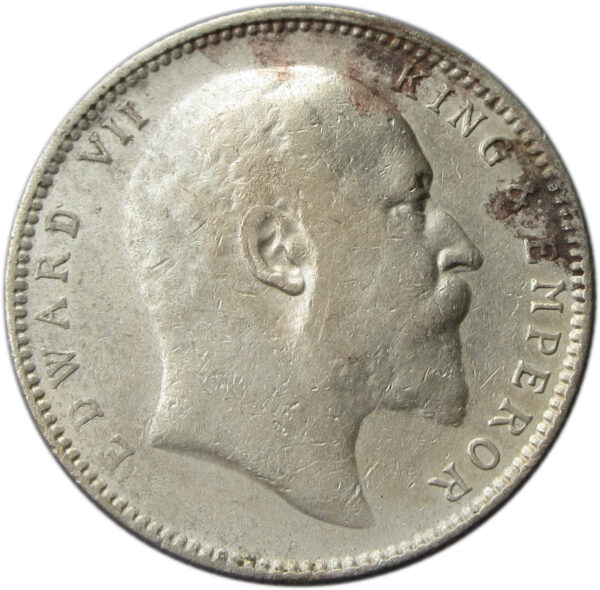 1906 One Rupee King Edward VII Bombay Mint High Grade - Image 2