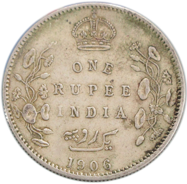 1906 One Rupee King Edward VII Bombay Mint