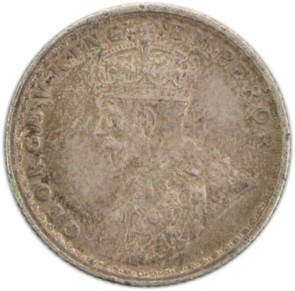 1916 1/4 Rupee King George V Calcutta Mint High Grade - Image 2