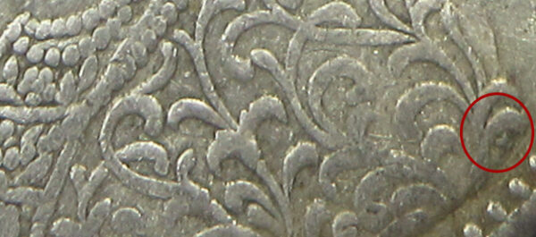 2 J in 1876 one Rupee