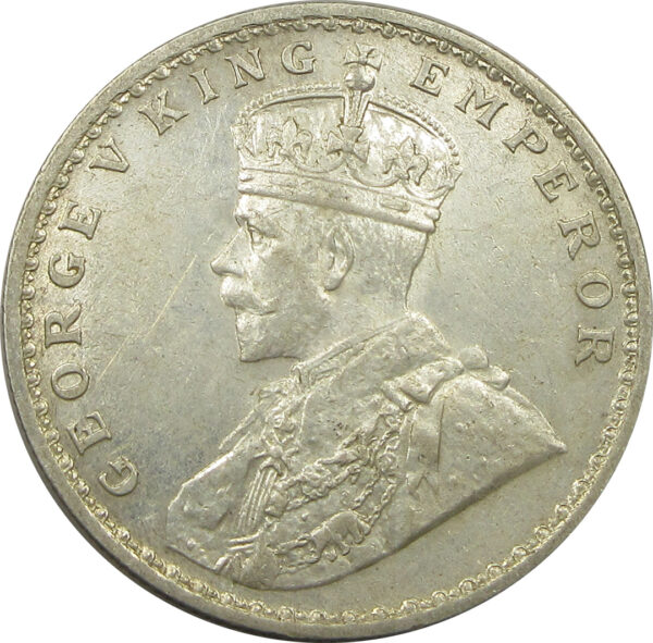 1914 One Rupee King George V Calcutta Mint GK 1029 - Image 2