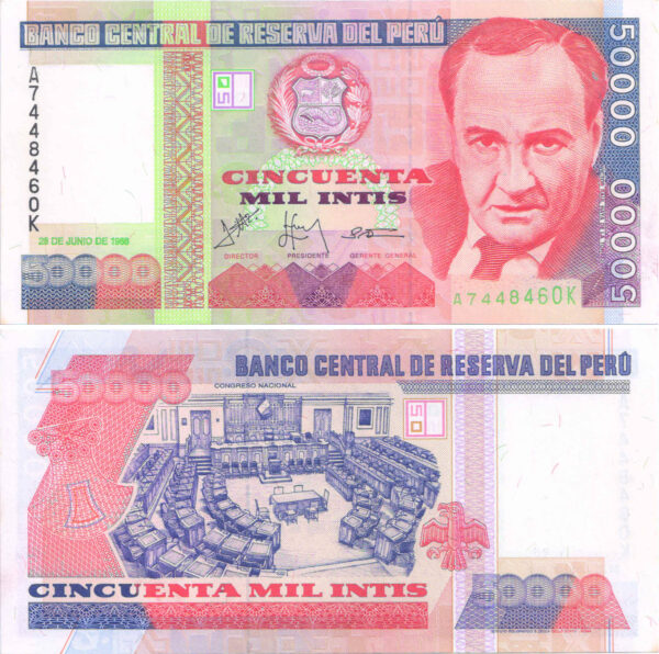 Peru 50.000 Intis 1988