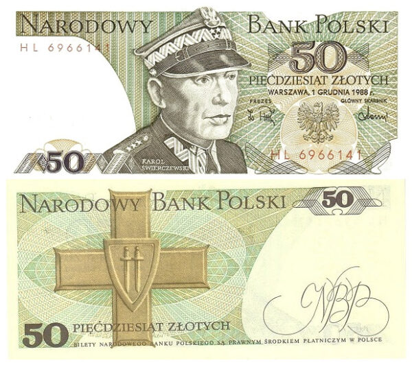 Poland 50 Złotych 1988 Narodowy Bank Polski