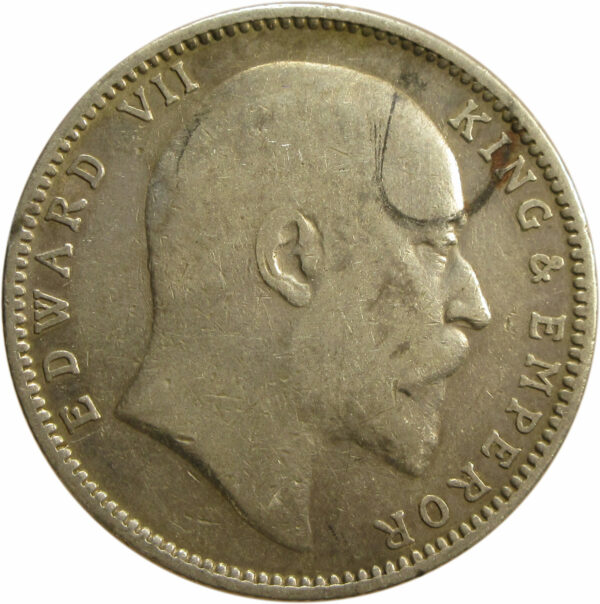 1903 1 Rupee King Edward VII Calcutta Mint GK 924 - Image 2