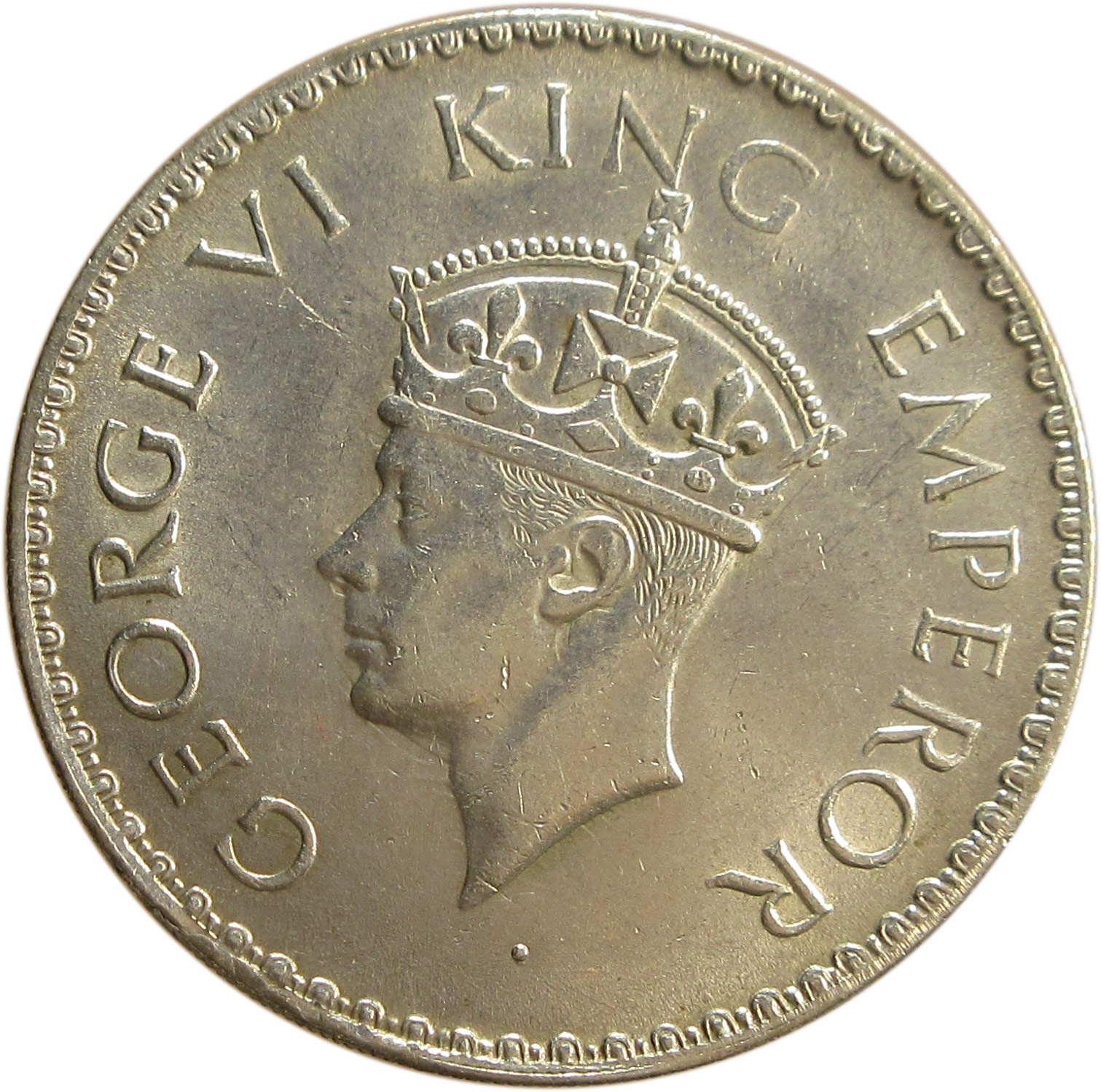 1940 One Rupee King George VI Bombay Mint | AUNC - Image 2