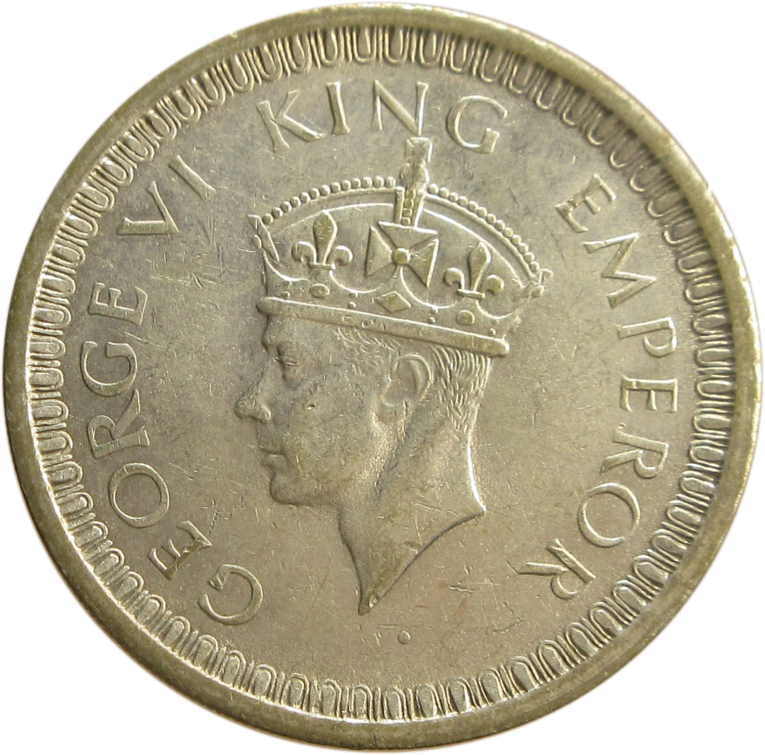 1942 One Rupee King George VI Bombay Mint - Image 2