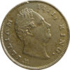 1835 One Rupee William IV King Calcutta Mint | F Raised | GK 30 | Rotation Error - High Grade
