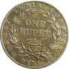 1835 One Rupee William IV King Calcutta Mint | F Raised | GK 30 - High Grade