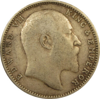 1903 One Rupee King Edward VII Bombay Mint - Inverted B Incused