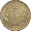 1906 One Rupee King Edward VII Calcutta Mint