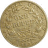 1835 One Rupee William IV King Calcutta Mint | F incused | GK 14 - High grade