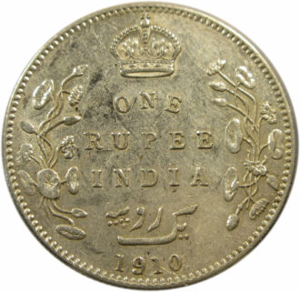1910 One Rupee King Edward VII Bombay Mint GK 959 | Rare