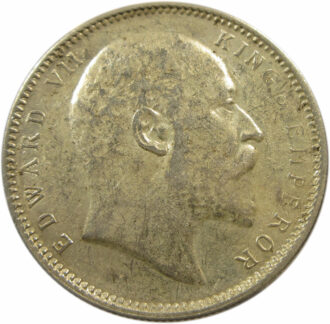 1908 One Rupee King Edward VII Calcutta Mint | GK 946