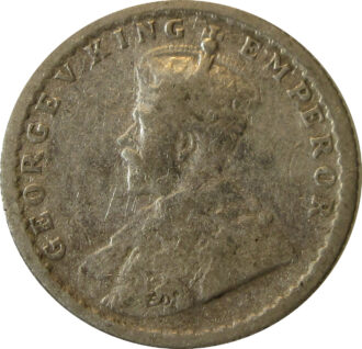 1914 1/4 Rupee King George V Bombay Mint GK 1086