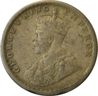 1934 Half Rupee King George V Calcutta Mint GK 1074