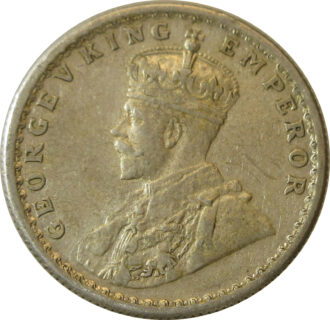 1934 Half Rupee King George V Calcutta Mint GK 1074