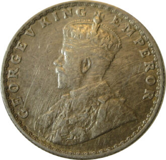 1936 Half Rupee King George V Bombay Mint GK 1076