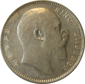 1906 One Rupee King Edward VII Bombay Mint GK 941 | High Grade