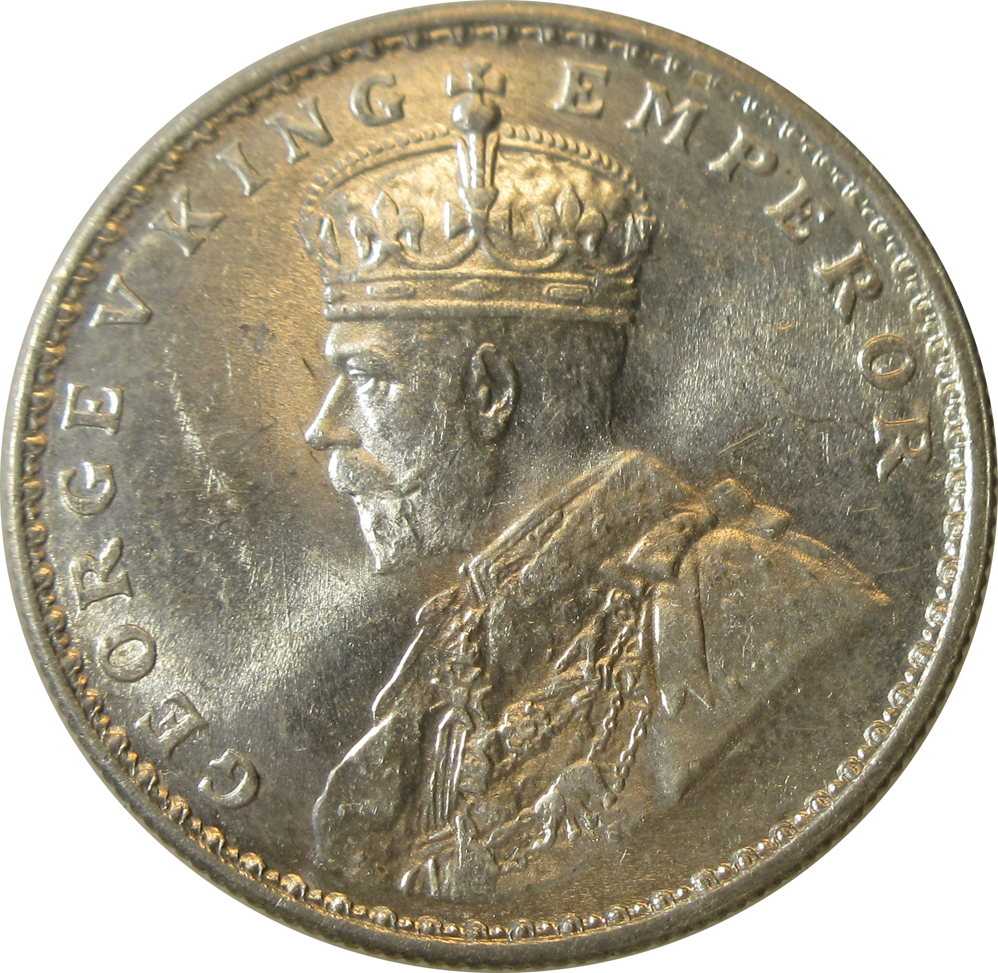 1921 One Rupee King George V Bombay Mint | Lustrous - Rare High Grade