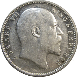 1903 1 Rupee King Edward VII Calcutta Mint GK 924 5 Diamonds | UNC Grade