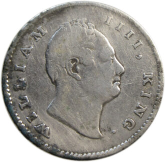 1835 Half Rupee William IV King Calcutta Mint Rare R.S Incused | GK 36 Rare