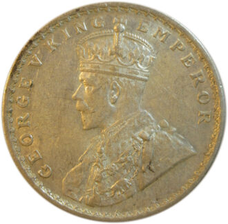1914 One Rupee King George V Calcutta Mint GK 1029 AUNC