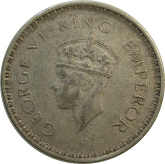 1943 One Rupee King George VI Bombay Mint | GK 1272