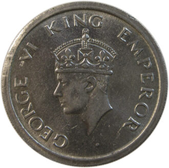 1947 One Rupee King George VI Bombay Mint GK 1292 UNC