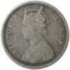 1862 Two Annas Queen Victoria Bombay Mint, GK 383 - obverse