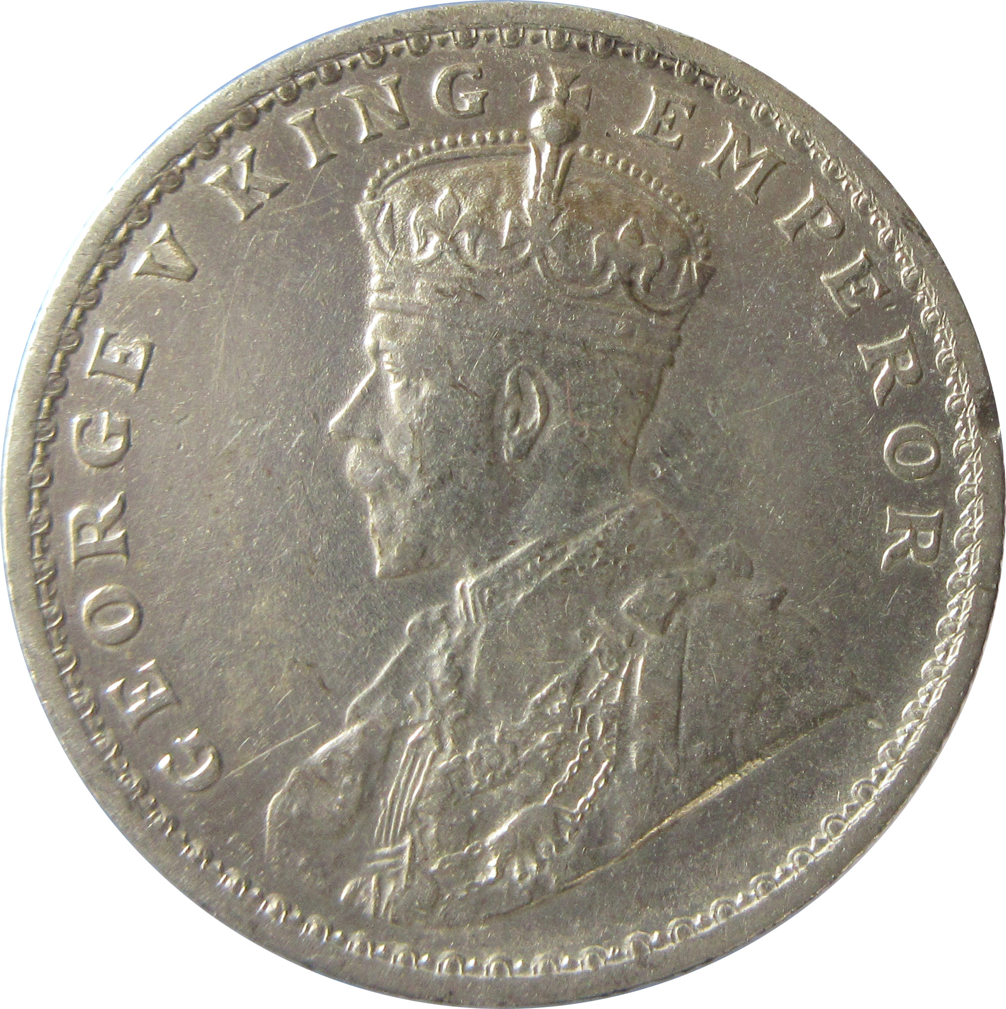 1913 One Rupee King George V Calcutta Mint | GK 1027 AUNC