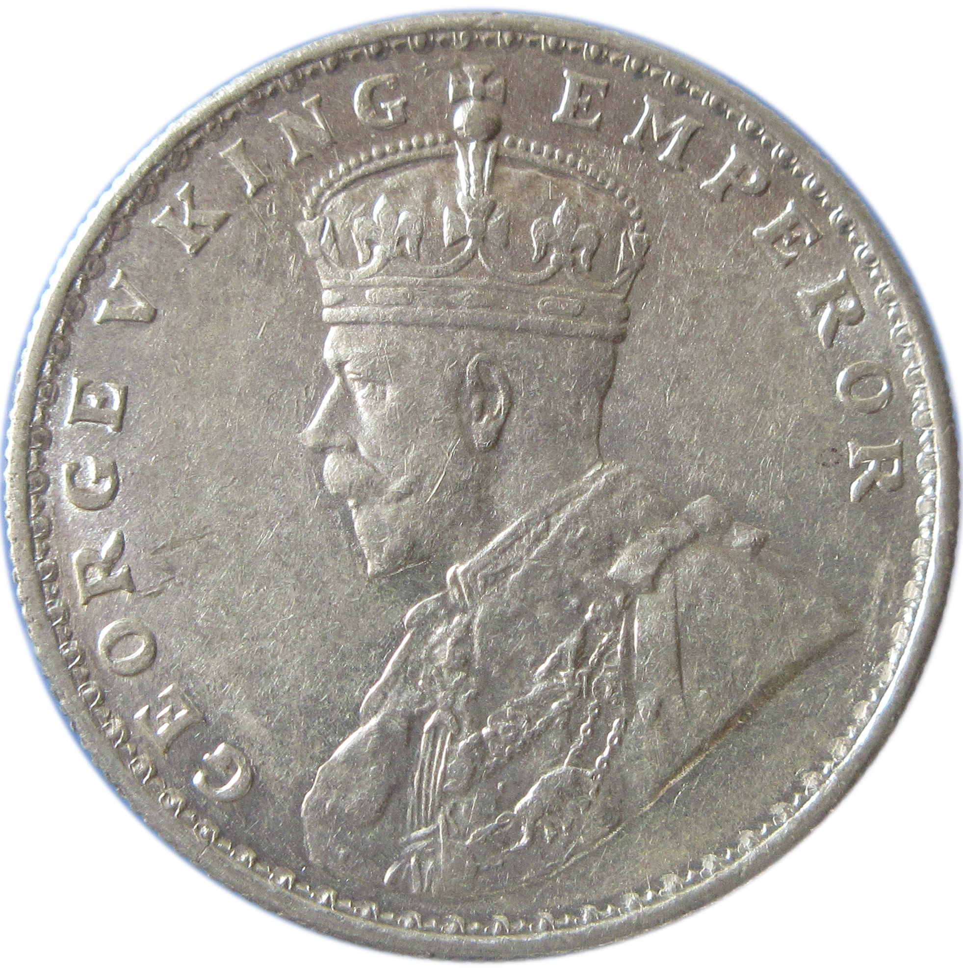 1918 One Rupee King George V Bombay Mint | UNC Grade | GK 1038