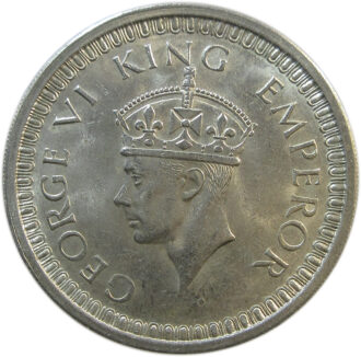 1942 One Rupee King George VI Bombay Mint UNC Grade | GK 1264
