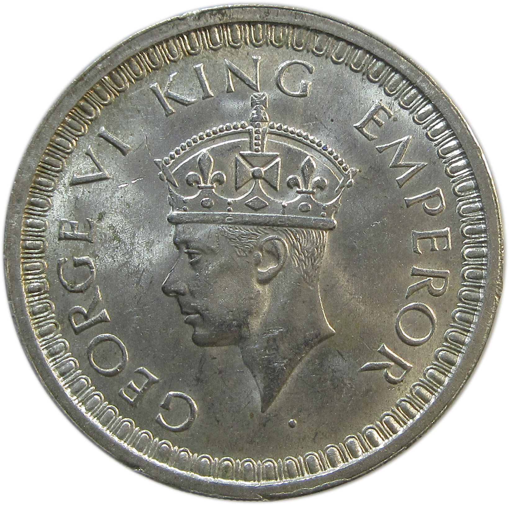1942 One Rupee King George VI Bombay Mint UNC Grade | GK 1264