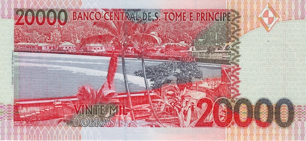 São Tomé and Príncipe 20000 Dobras 26-8-2004 | UNC - Image 2