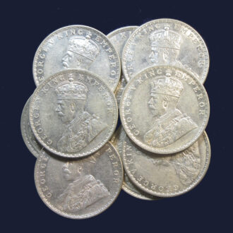Bulk One Rupee King George V 1912-1920 Silver Coins | Random Years | Good Grades | Buy More, Save More