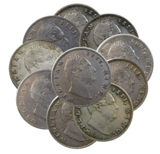 Bulk One Rupee William IV 1835–1840 Silver Coins | Random Years | Good Grades | Buy More, Save More