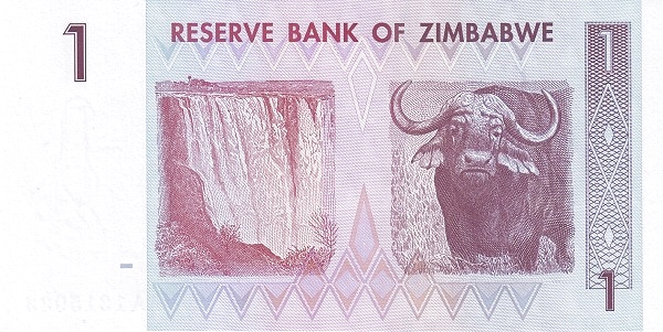 Zimbabwe 1 Dollars Banknote 2007 | UNC - Image 2